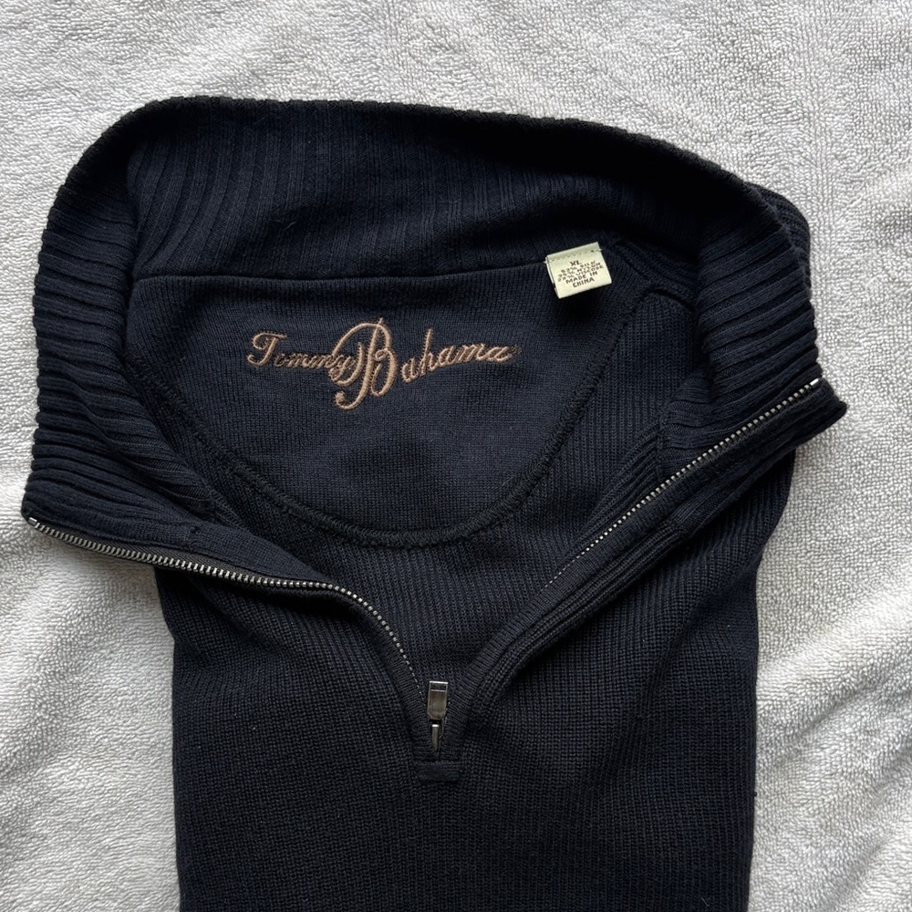 Tommy Bahama Men's 1/4 Zip-Up Sweater